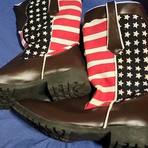 American flag boots